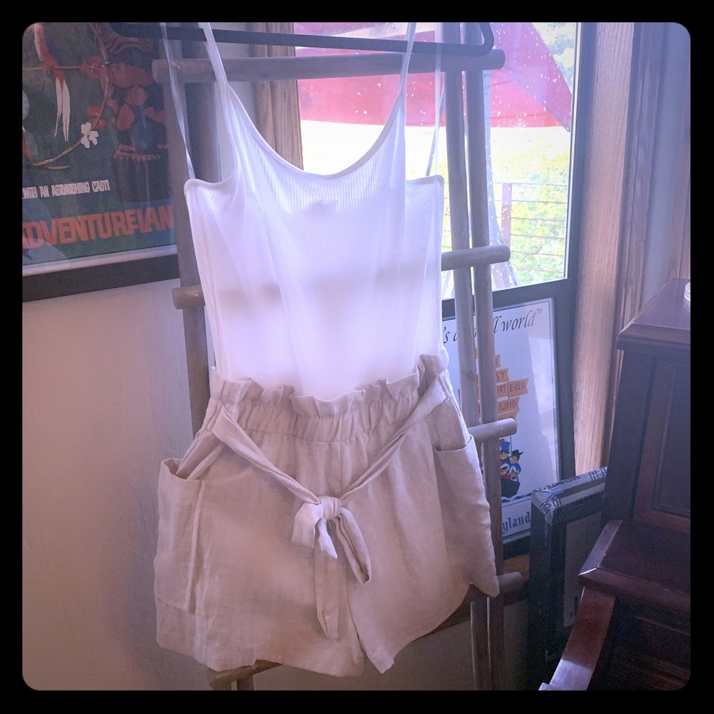NWT: Boutique shorts one piece - L